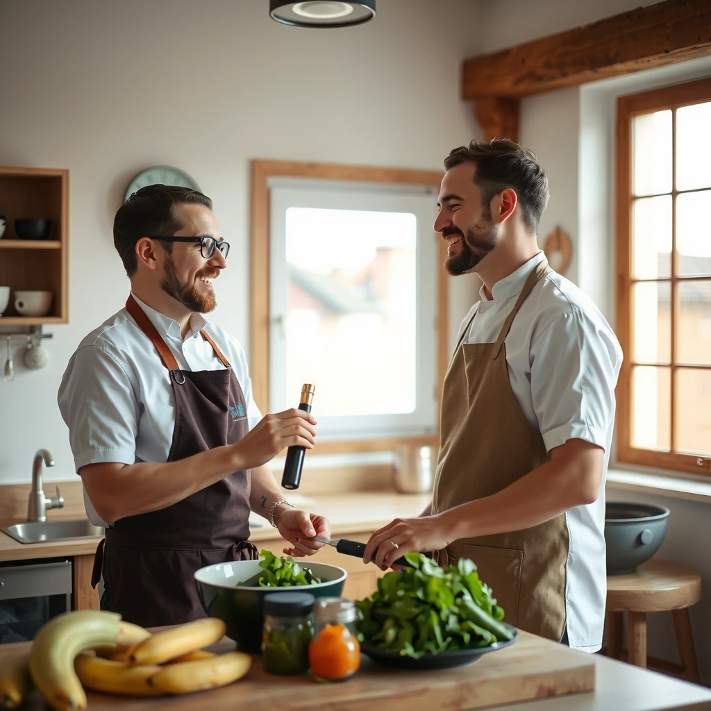 Gründer von Gesunde Ernährung München bei der Arbeit